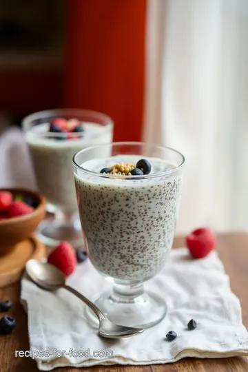 Chia Seed Breakfast Pudding Delight presentation