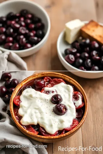 Churned Goat Cheese & Roasted Cherry Dream steps