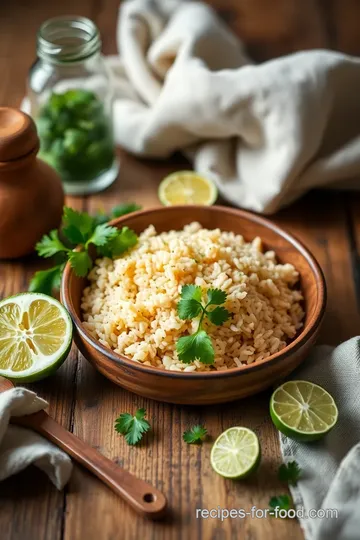 Cilantro Lime Brown Rice Delight ingredients