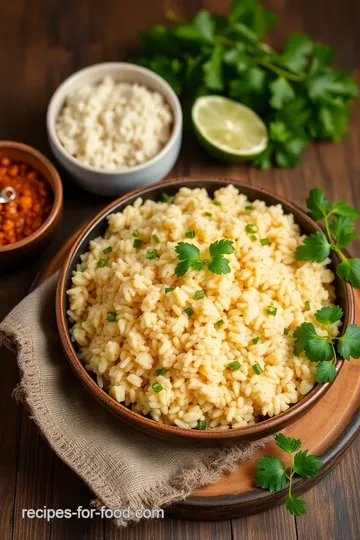 Cilantro Lime Brown Rice Delight presentation