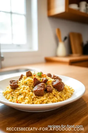 Armenian Pilaf with Spiced Lamb and Roasted Vegetables steps