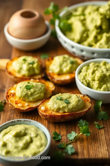 Crispy Vegan Guacamole Potato Skins ingredients