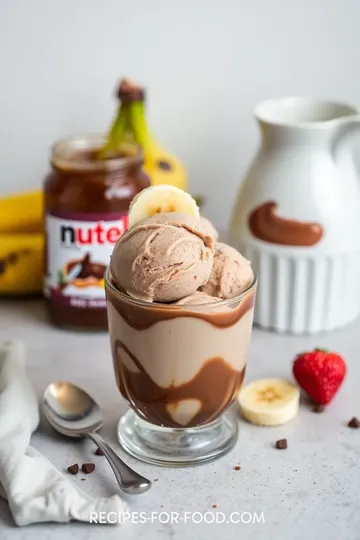 Decadent Dairy-Free Nutella Banana Ice Cream