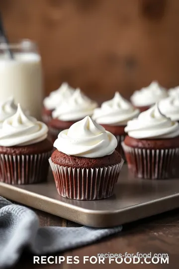 Bake Hot Chocolate Cupcakes with Marshmallow Frosting steps