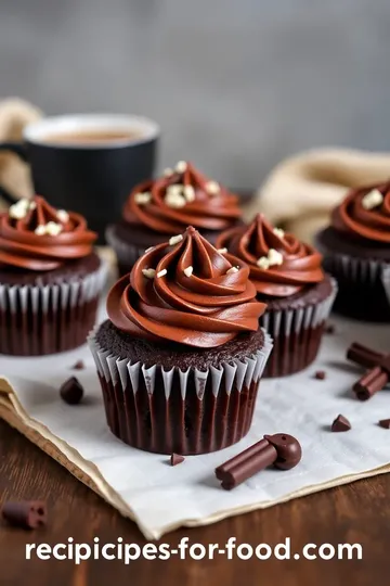 Decadent Hot Chocolate Cupcakes