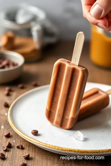 Decadent Peanut Butter Chocolate Popsicles steps