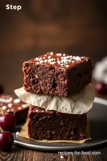 Decadent Raw Chocolate Cherry Brownies steps