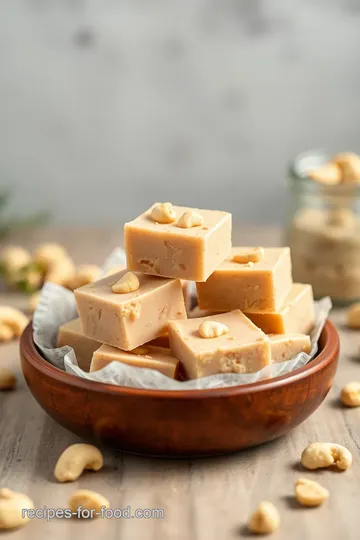 Decadent Raw Vanilla Fudge Delight presentation