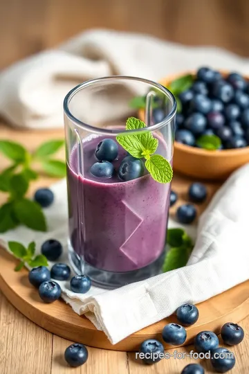 Delicious Blueberry Chia Smoothie ingredients