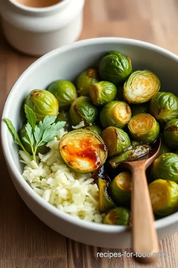 Miso-Glazed Brussels Sprouts ingredients