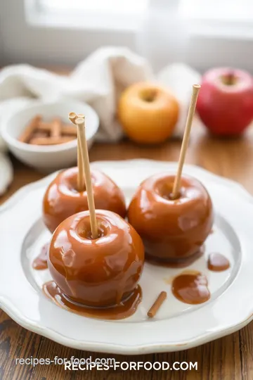 Raw Caramel Apples: Healthy No-Bake Treats presentation