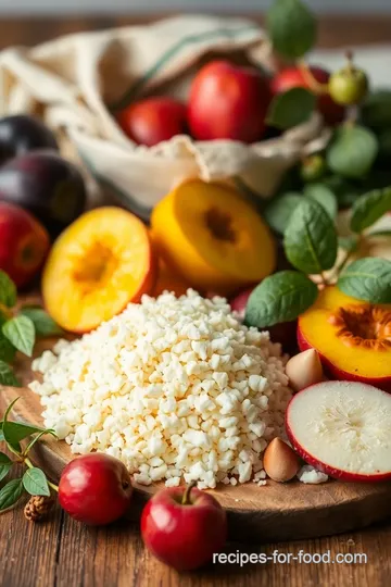 Skillet Stone Fruit Crumble Delight ingredients