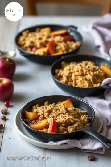 Skillet Stone Fruit Crumble Delight steps