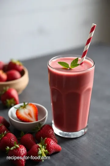 Delicious Strawberry Goji Maca Smoothie