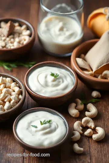 Delicious Vegan Alfredo Sauce ingredients