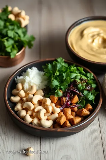 Delicious Vegan Nacho Cheese Sauce ingredients