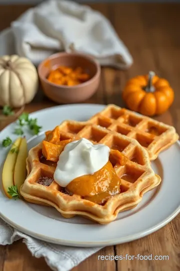 Fluffy Vegan Pumpkin Waffles ingredients