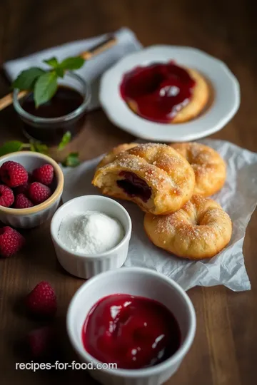 Delicious Vegan Raspberry Cronuts ingredients