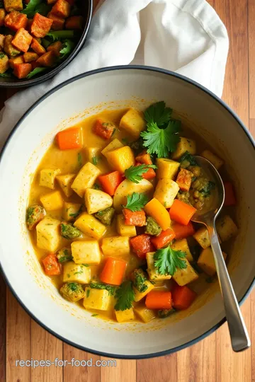 Sautéed Veggies in Creamy Vegan Korma steps