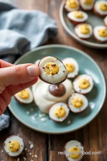 Paleo Coconut Cream Eggs steps