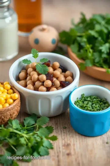 Easy Black Eyed Pea Salad with Fresh Herbs ingredients