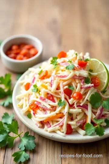 Easy Mexican Coleslaw with Fresh Flavors ingredients