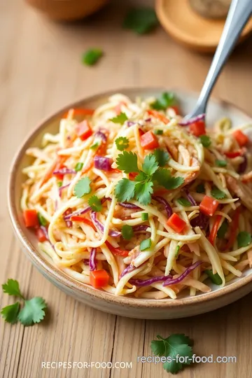 Easy Mexican Coleslaw with Fresh Flavors presentation