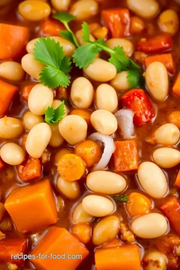 Easy white navy bean chili with artichokes: 10 Delicious Comfort Food Ideas! presentation