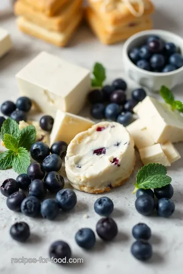 Elegant Goat Cheese & Blueberry Biscuits ingredients