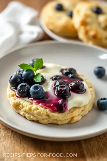 Elegant Goat Cheese & Blueberry Biscuits