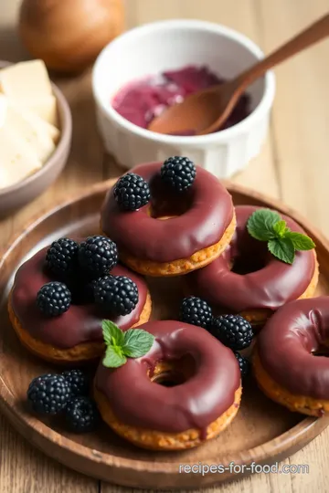 Flaky Vegan Donuts with Blackberry Filling ingredients