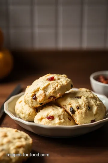 Fluffy Bisquick Scones presentation