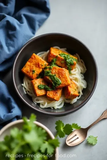 Garlicky Chimichurri Tempeh Delight