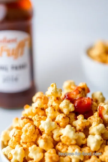 Golden Fluff BBQ Microwave Popcorn presentation