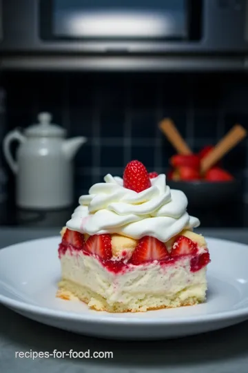 Good Humor Strawberry Shortcake Cake presentation