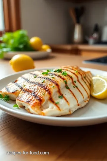 Grilled California Corbina with Fresh Herbs steps