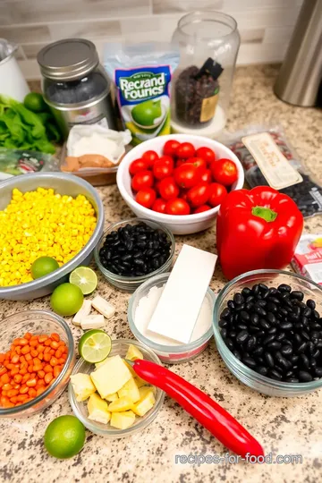 Mexican Chicken Salad ingredients