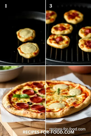 Grilled Pizza with Crispy Shell in 40 Minutes steps