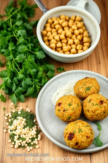 Herby Vegan Falafel Delight ingredients