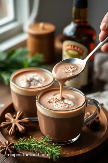 Rich Spiked Peppermint Hot Chocolate steps