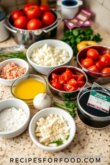 Fresh Tomato Sauce Recipe (No Sugar) ingredients