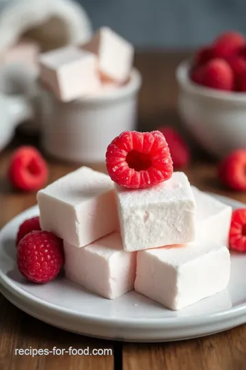 Paleo Peeps: Raspberry Toasted Coconut Marshmallows presentation