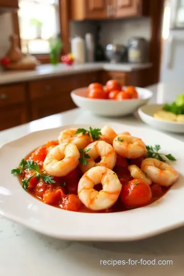 Marcella Hazan’s Shrimp with Garlic Tomato and White Wine steps