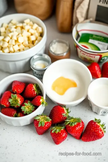 White Chocolate Dipping Sauce for Strawberries ingredients