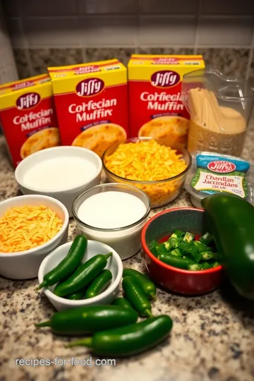 Mexican Cornbread Recipe (Jiffy Style) ingredients