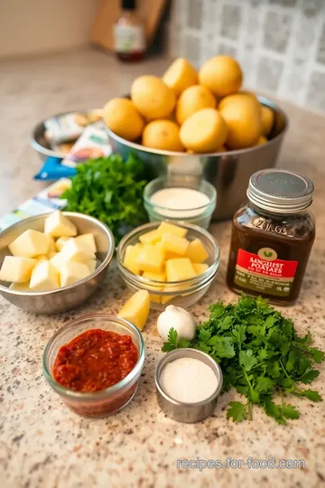 Mexican-Style Mashed Potatoes with Chipotle and Cilantro ingredients