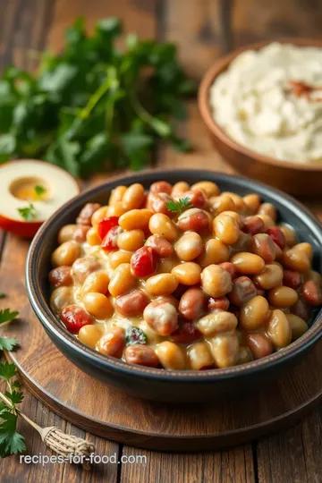 Delicious Creamy Kidney Bean Salad presentation