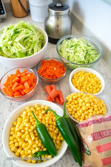 Jalapeño Corn Coleslaw ingredients