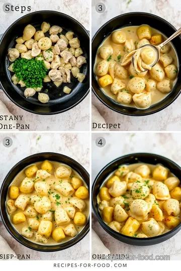 Creamy Chicken Gnocchi steps