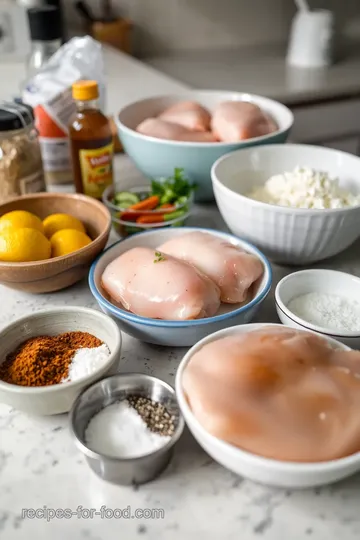 Sazon-Spiced Chicken with Coriander and Annatto ingredients